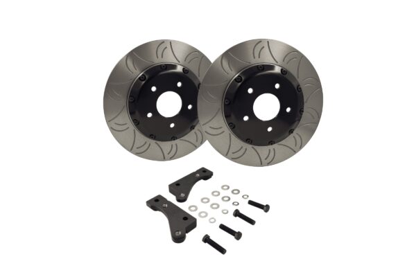 324mm front brake upgrade kit suits: s13, s14, s15, r32 gts t